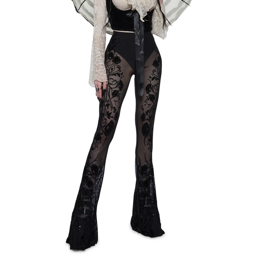 Brand new dolls kill mesh flare leggings